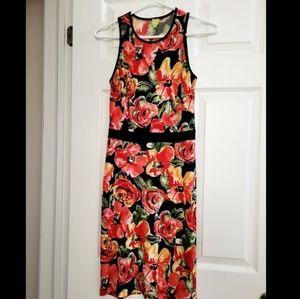 Xs - Tristan - Bodycon sleveless floral dress